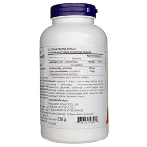 Now Foods vitaminas C-1000 su bioflavonoidais - 250 kapsulių - Magnis.lt