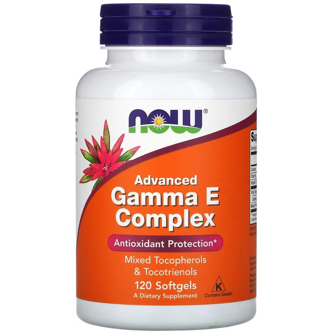 Now Foods Gamma E komplekss - 120 kapsulas