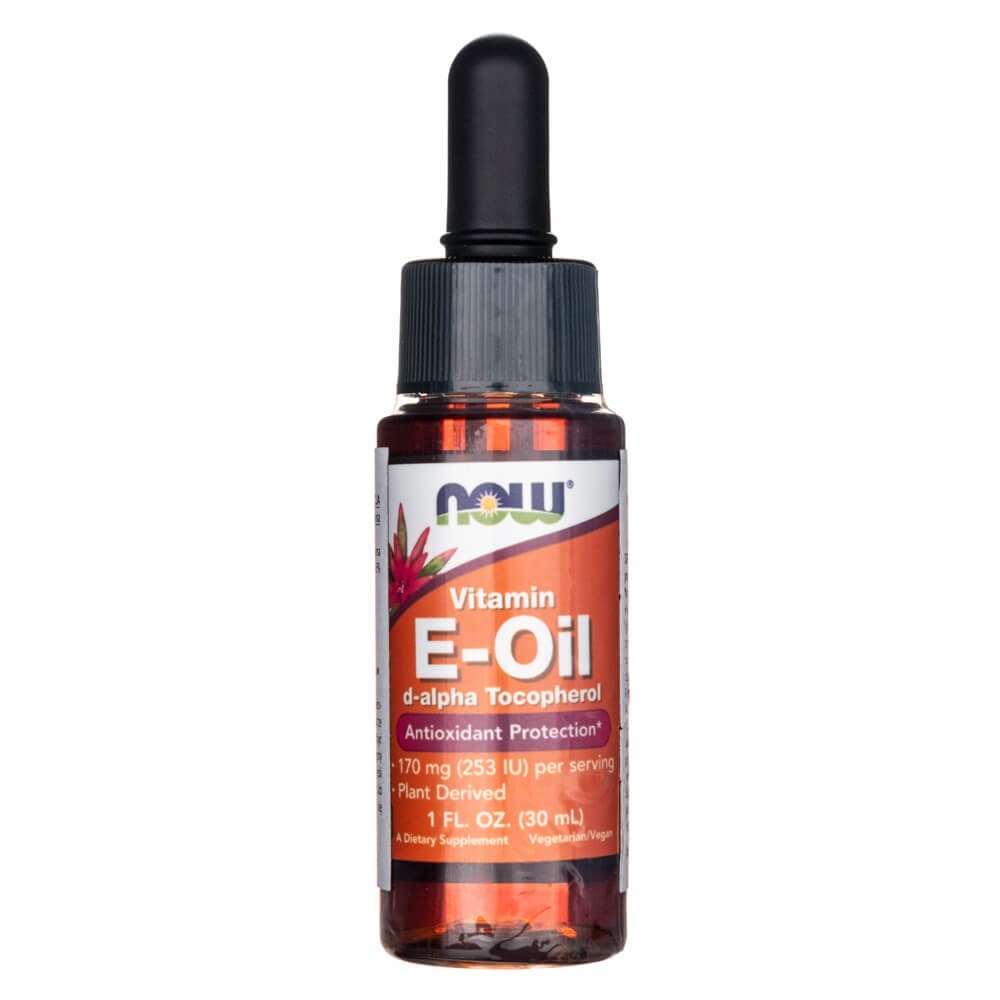 Now Foods E vitamīna eļļa, pilieni - 30 ml