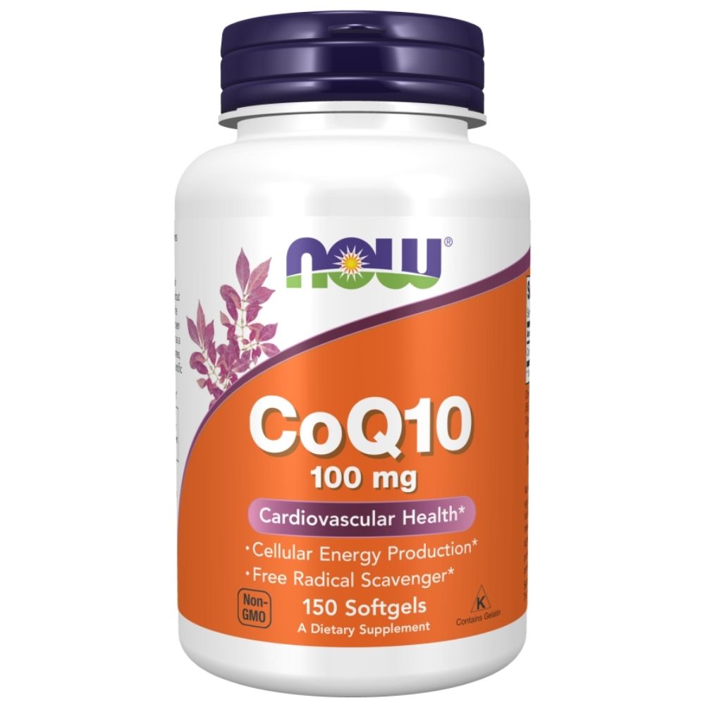 Now Foods koenzīms Q10 100 mg - 150 kapsulas