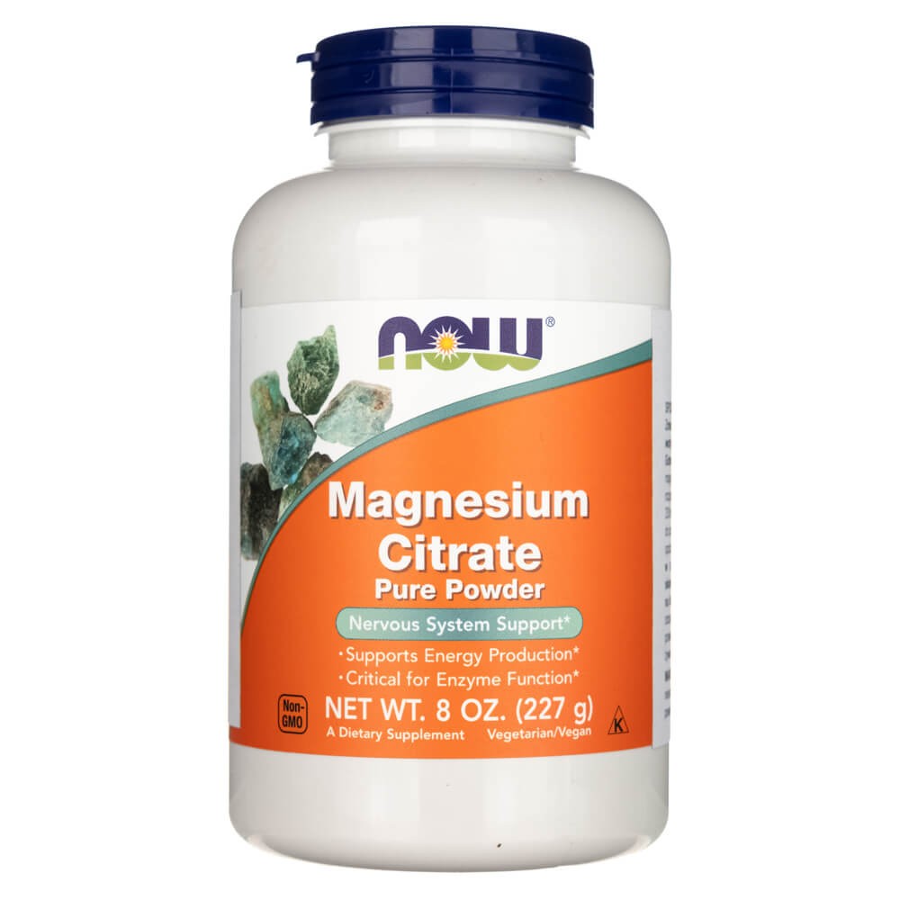 Now Foods Magnija citrāta pulveris - 227 g