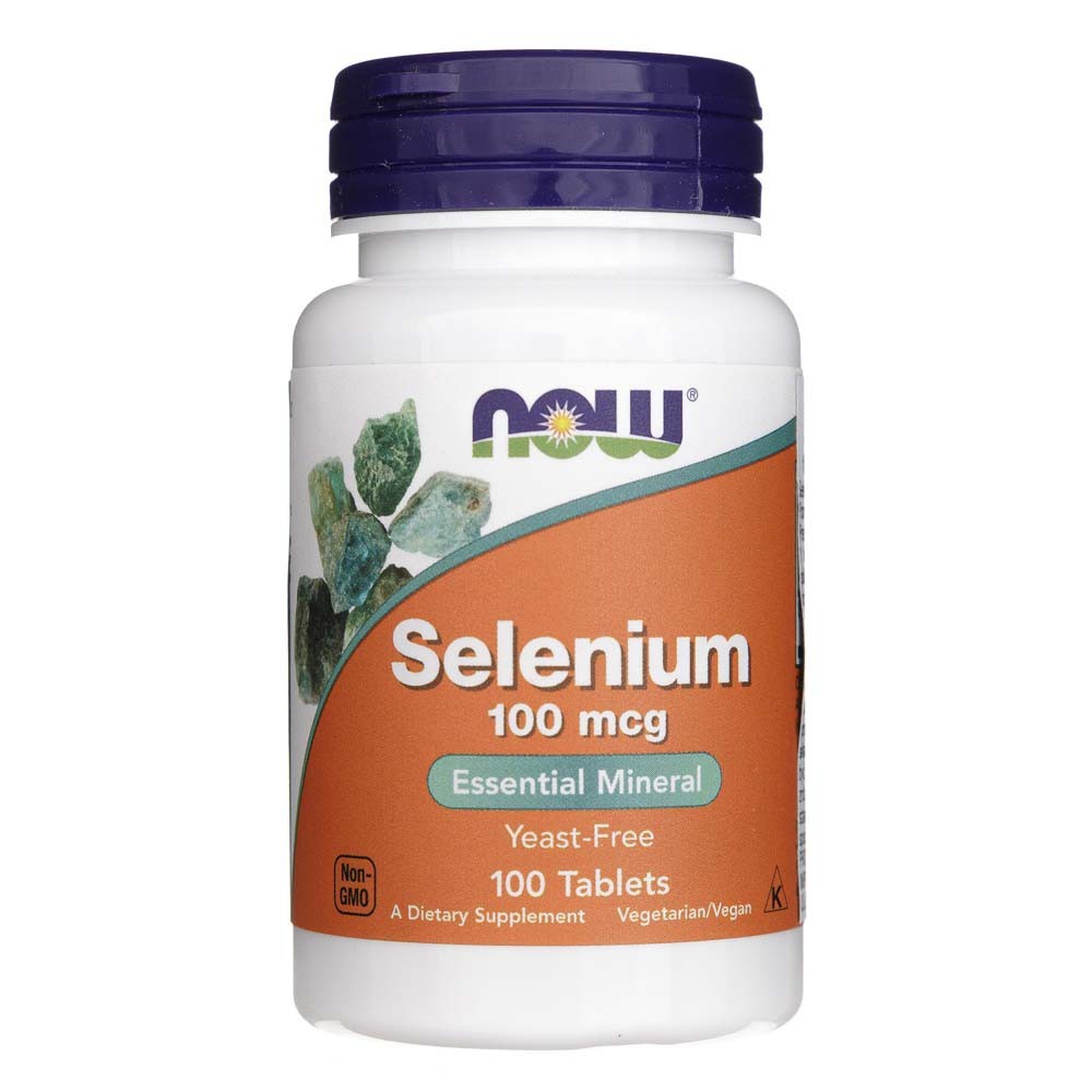 Now Foods Selēns 100 µg - 100 tabletes