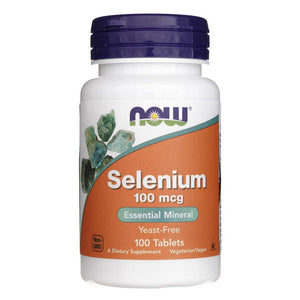 Now Foods Selēns 100 µg - 100 tabletes