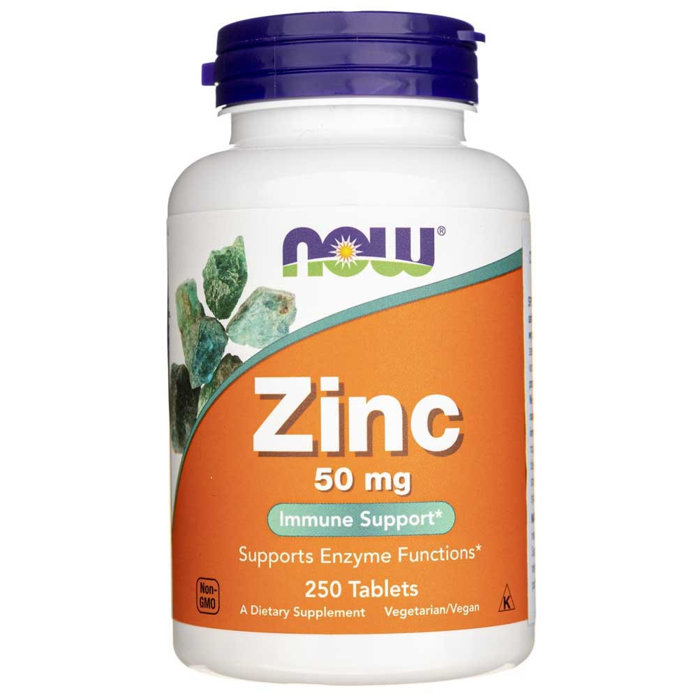 Now Foods Cinkas 50 mg - 250 tablečių - Magnis.lt