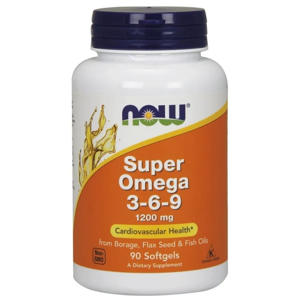 Now Foods Super Omega 3-6-9 1200 mg - 90 kapsulas