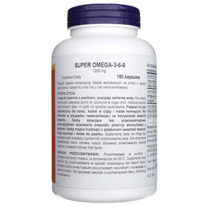 Now Foods Super Omega 3-6-9 1200 mg - 180 mīkstās kapsulas