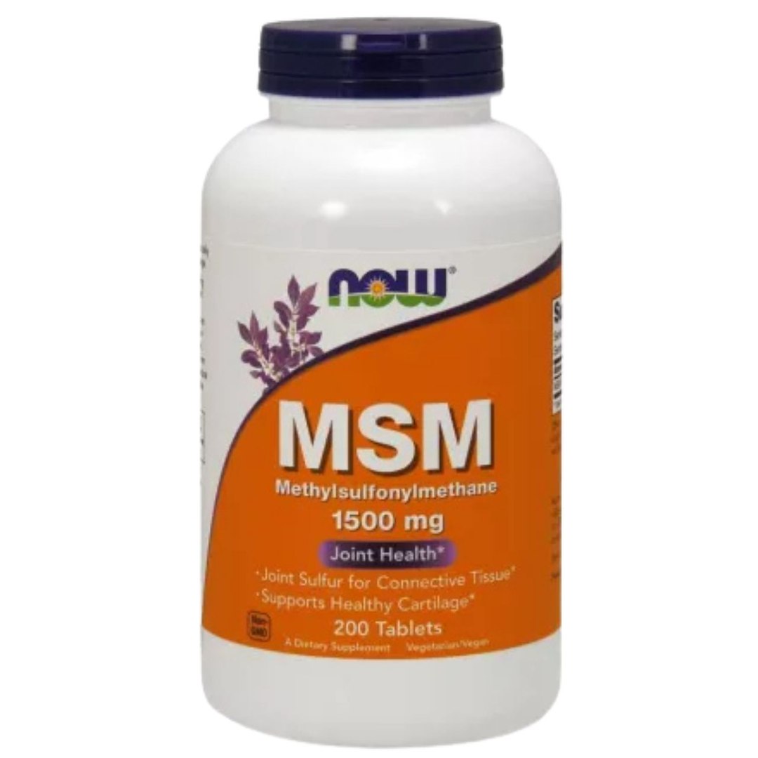Now Foods MSM 1500 mg - 200 tabletes