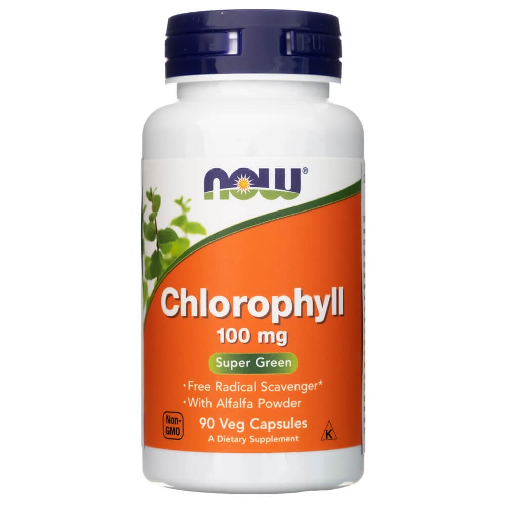 Now Foods Hlorofils 100 mg - 90 kapsulas