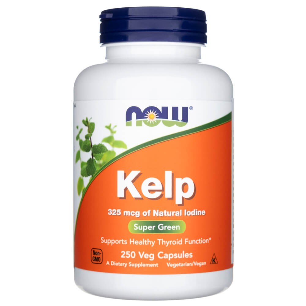 Now Foods Kelp 325 mcg - 250 kapsulių - Magnis.lt