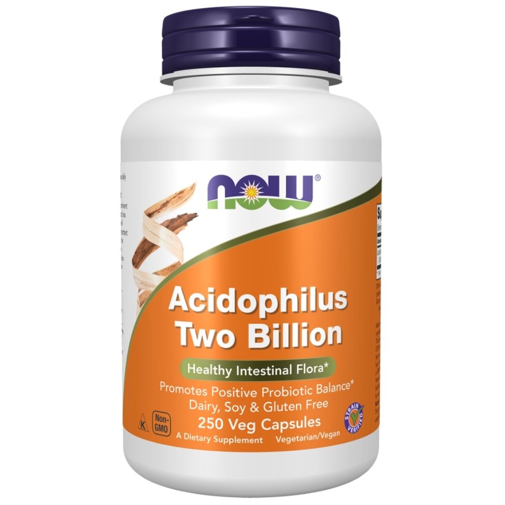 Now Foods Acidophilus 2 miljardi - 250 kapsulas
