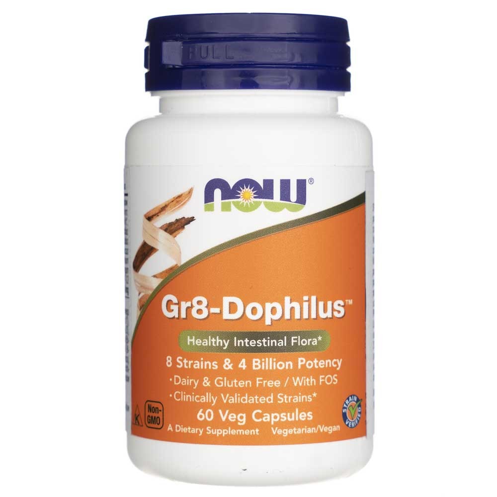 Now Foods Gr8-Dophilus - 60 kapsulas