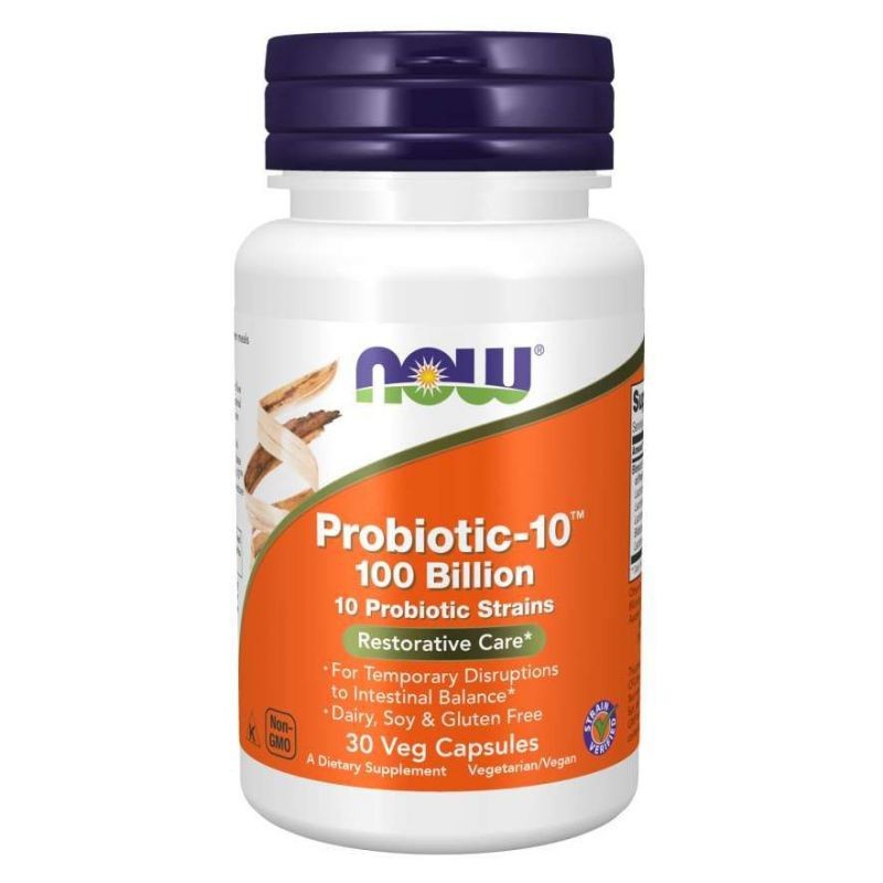 Now Foods Probiotic-10 (probiotikas) 100 miljardi - 30 kapsulas