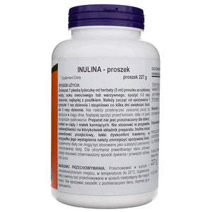 Now Foods Inulīns, tīrs pulveris, organisks - 227 g