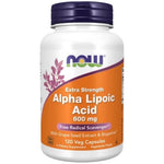 Now Foods alfa liposkābe 600 mg – 120 kapsulas