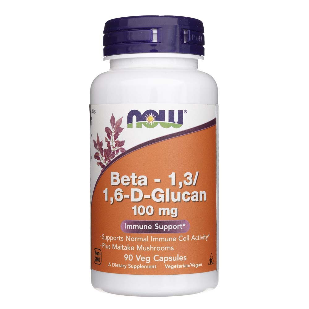 Now Foods Beta 1,3/1,6 D glikāns 100 mg - 90 kapsulas