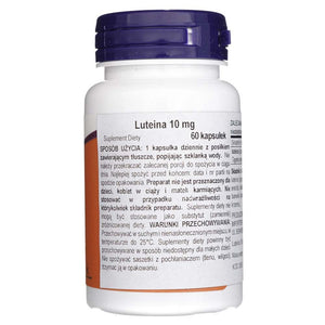 Now Foods luteīns 10 mg - 60 mīkstās kapsulas