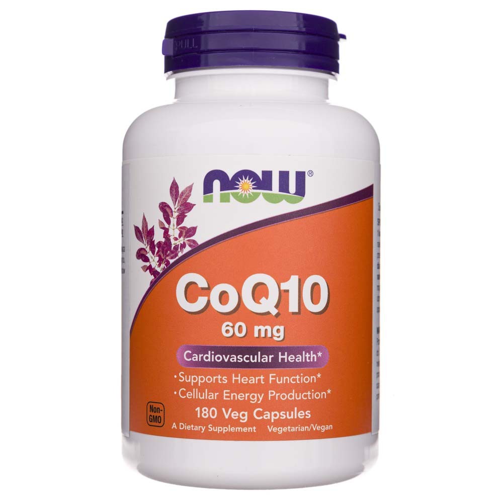 Now Foods CoQ10 60 mg - 180 kapsulių - Magnis.lt