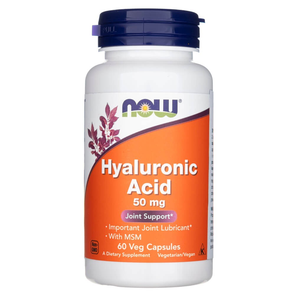 Now Foods hialuronskābe 50 mg - 60 kapsulas