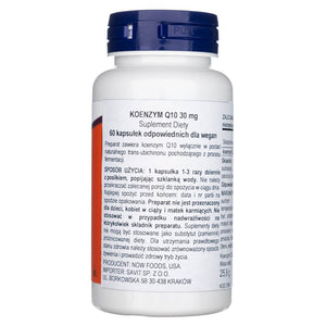 Now Foods CoQ10 30 mg - 60 kapsulių - Magnis.lt