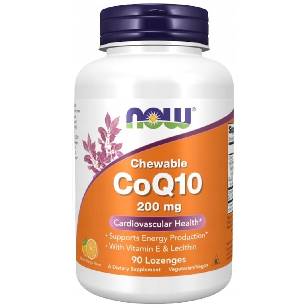 Now Foods CoQ10 (Koenzīms Q10) 200 mg - 90 tabletes