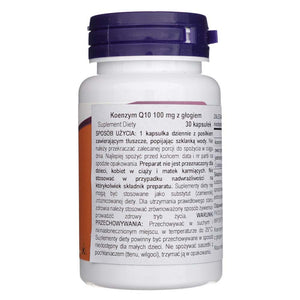 Now Foods KoQ10 100 mg ar vilkābeļu ogām – 30 kapsulas