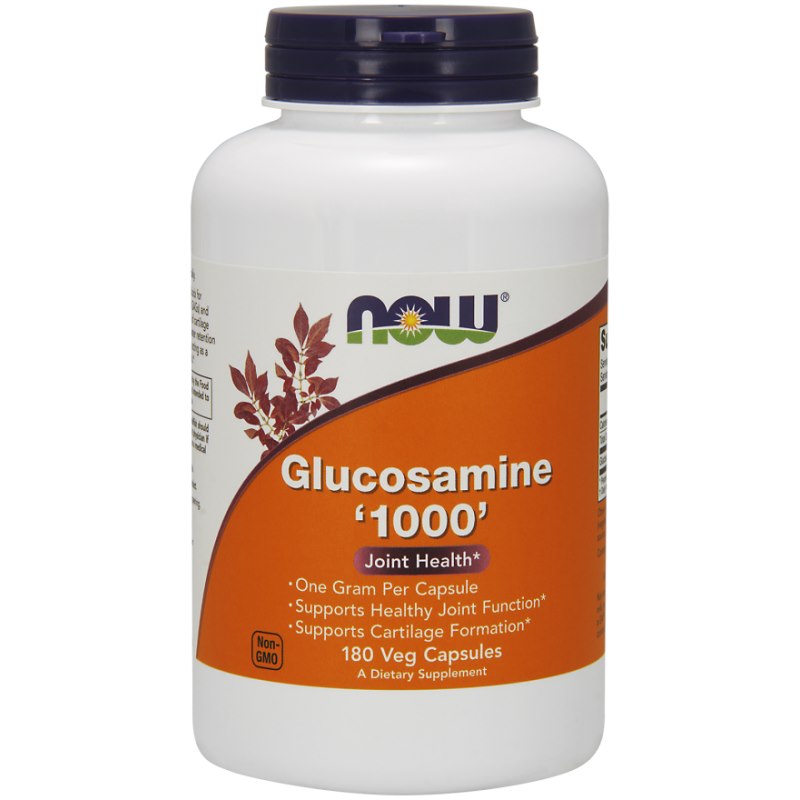 Now Foods Gliukozaminas HCl 1000 mg - 180 kapsulių - Magnis.lt