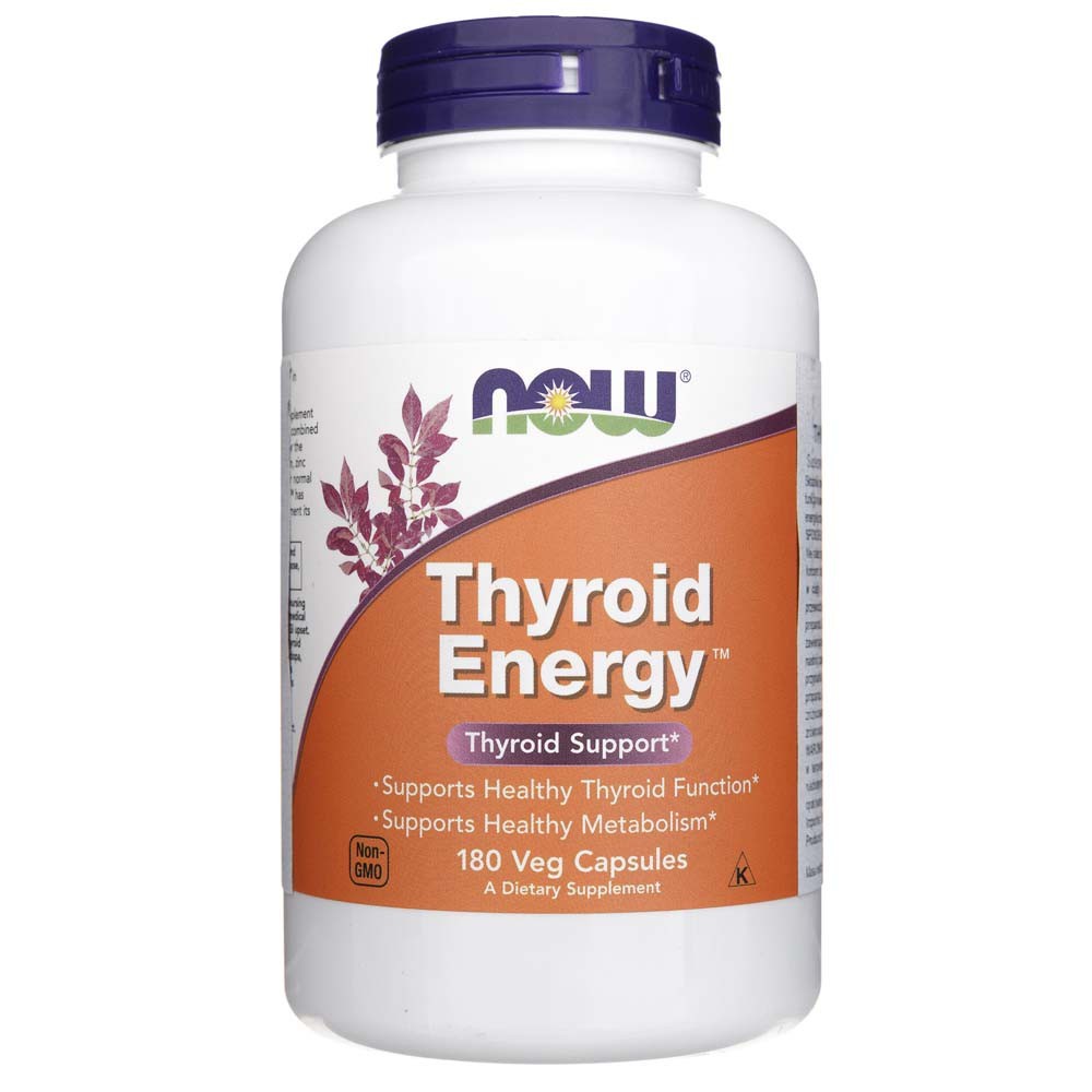 Now Foods Thyroid Energy - 180 kapsulas