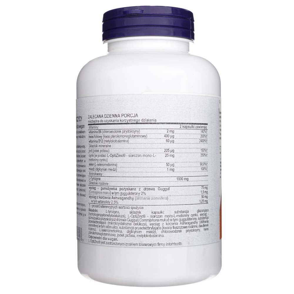 Now Foods Thyroid Energy - 180 kapsulas