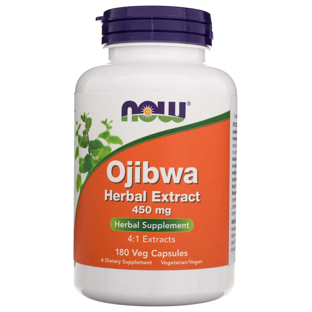 Now Foods Ojibwa žolelių ekstraktas 450 mg - 180 kapsulių - Magnis.lt