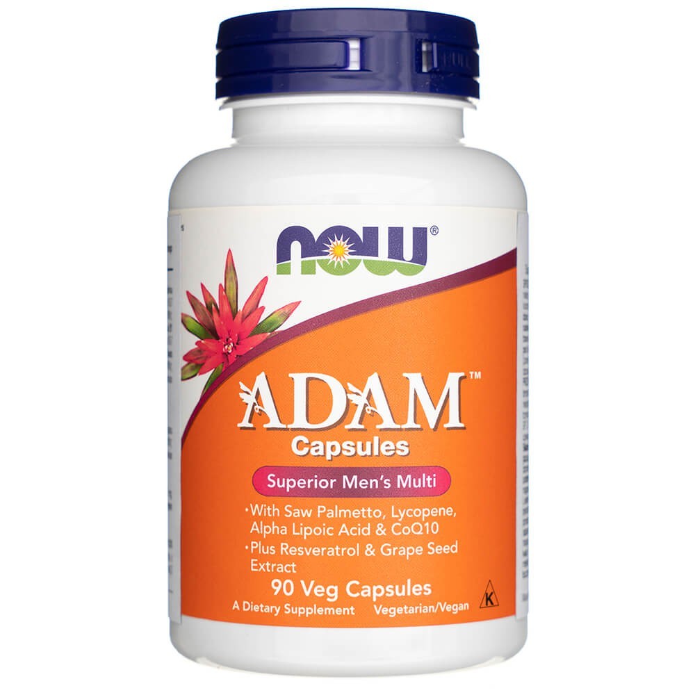 Now Foods ADAM vyrų daugkartinis vitaminas - 90 kapsulių - Magnis.lt