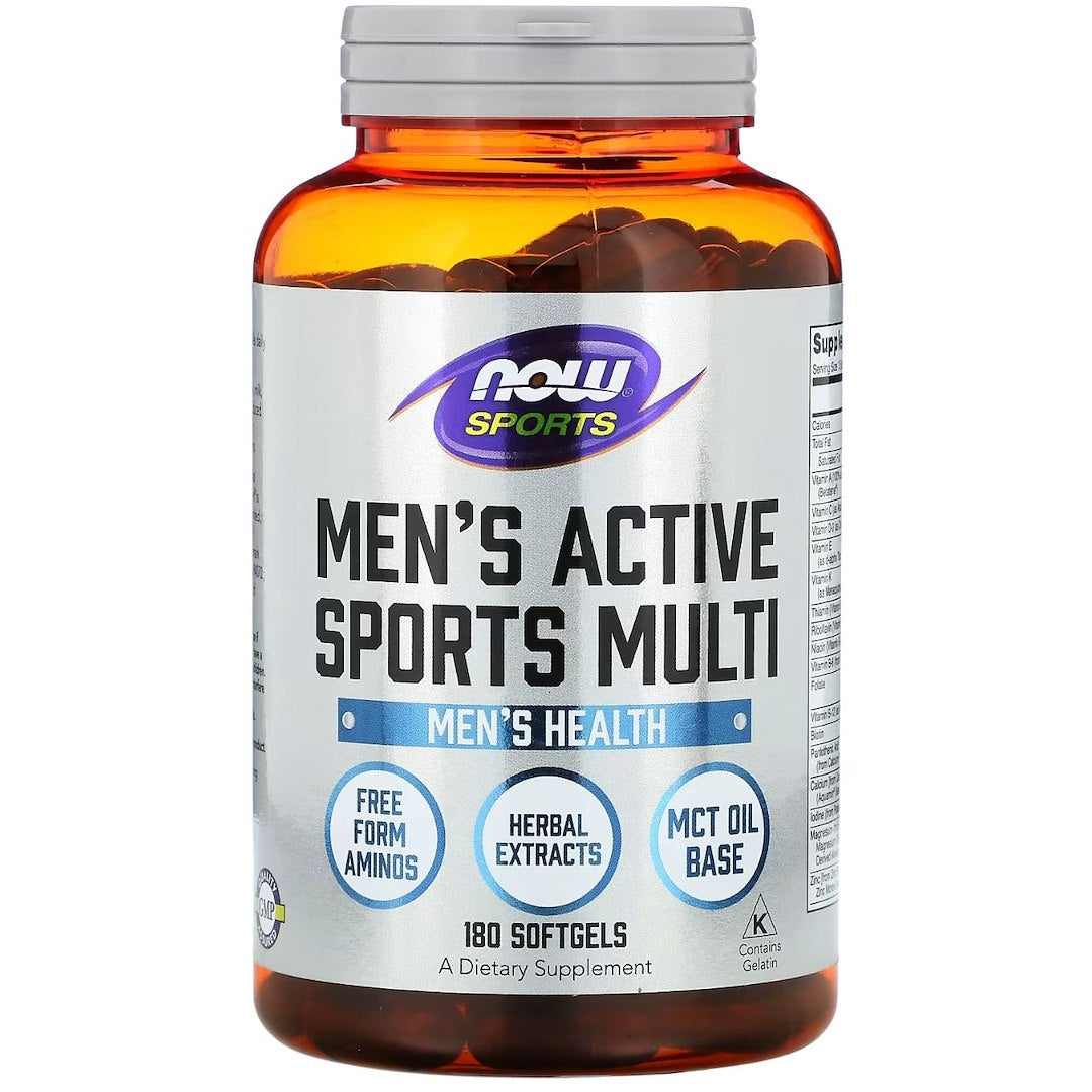 Now Foods Men's Active Sports Multi — 180 kapsulas