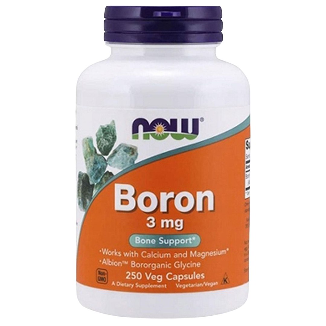 Now Foods bors 3 mg – 250 kapsulas