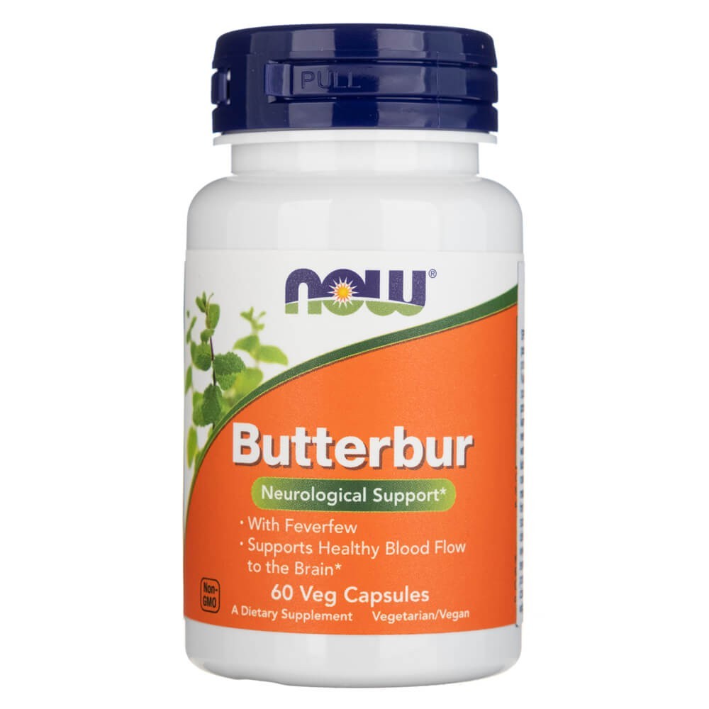 Now Foods Butterbur - 60 kapsulas