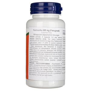 Now Foods sierāboliņš 500 mg - 100 kapsulas