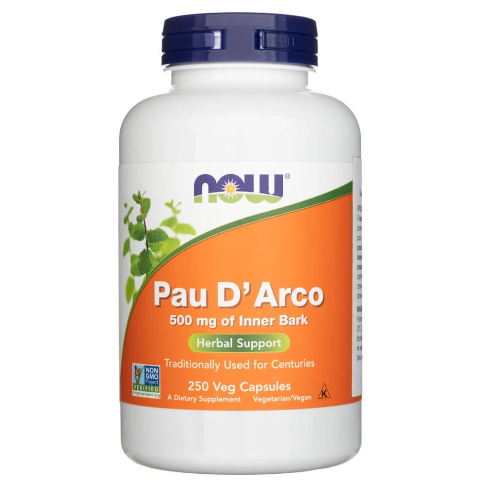 Now Foods Pau D'Arco 500 mg - 250 kapsulių - Magnis.lt