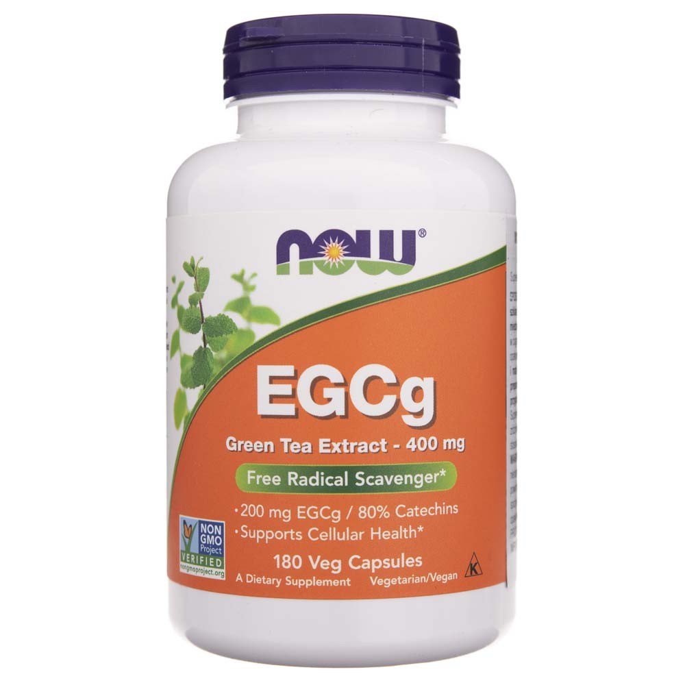 Now Foods EGCg Zaļās tējas ekstrakts 400 mg - 180 kapsulas