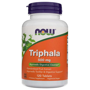 Now Foods Triphala 500 mg - 120 tabletes