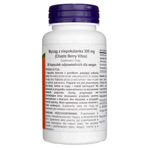Now Foods Chaste Berry Vitex ekstrakts 300 mg – 90 kapsulas