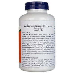 Now Foods Slippery Elm pulveris - 113 g