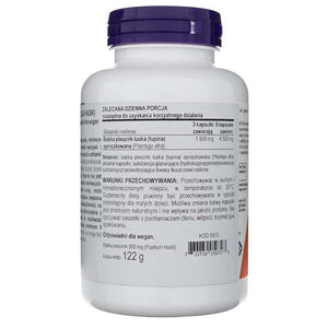Now Foods Psyllium Husk 500 mg - 200 kapsulas