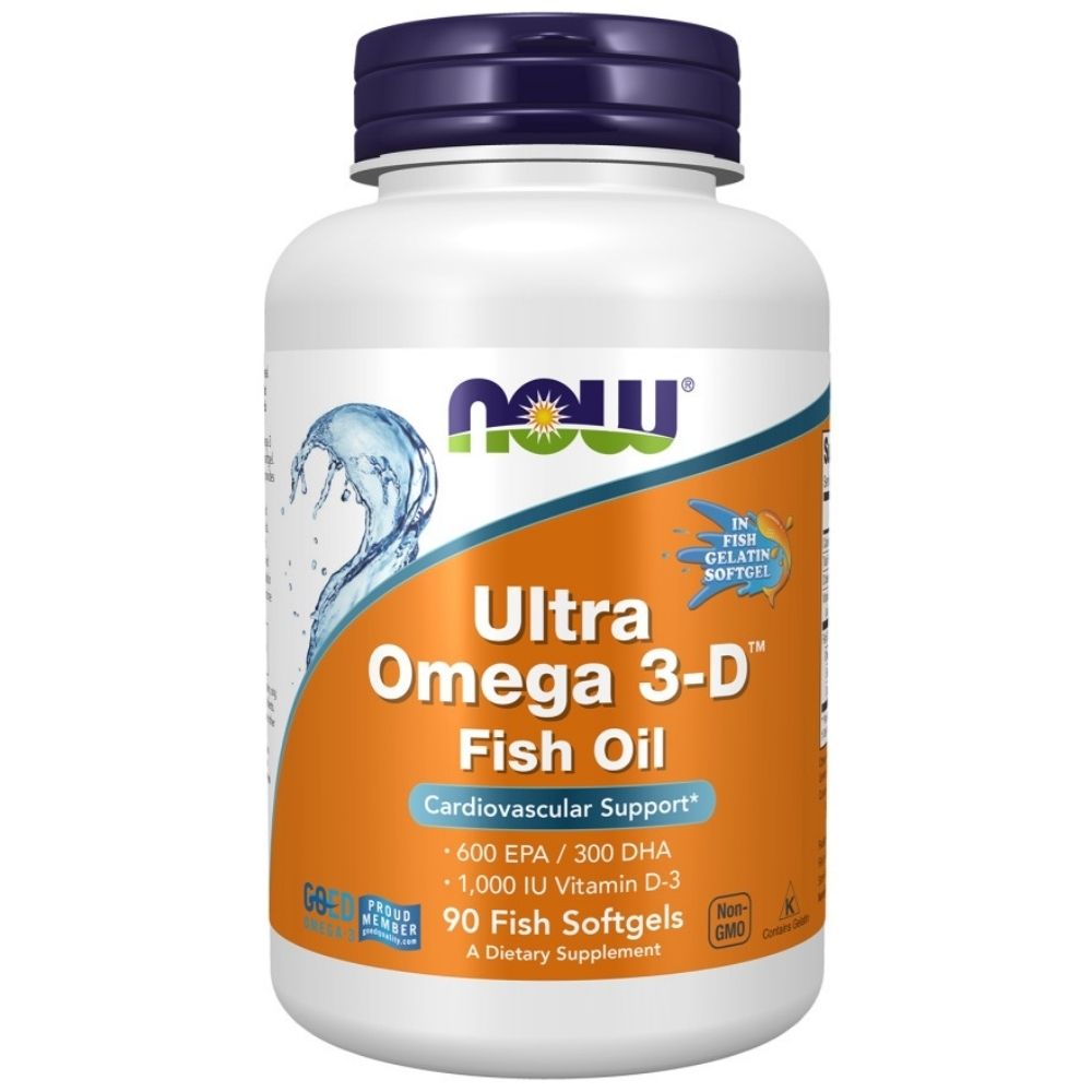 Now Foods Ultra Omega 3-D 1200 mg - 90 kapsulas