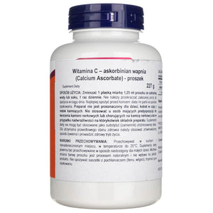 Now Foods kalcija askorbāta pulveris - 227 g