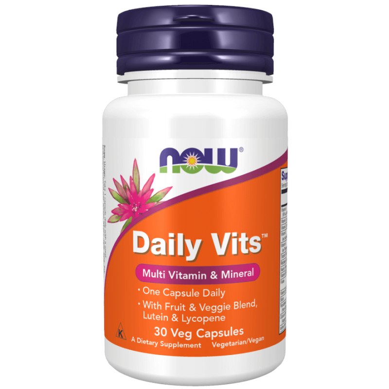 Now Foods Daily Vits (Multivitamīni) — 30 kapsulas