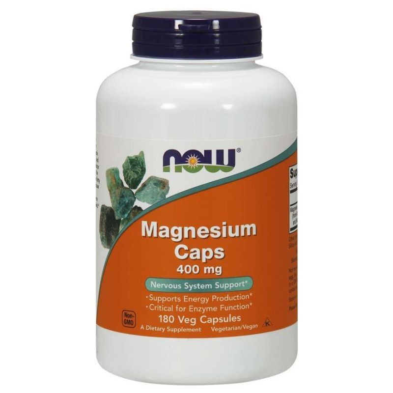 Now Foods Magnijs 400 mg - 180 kapsulas