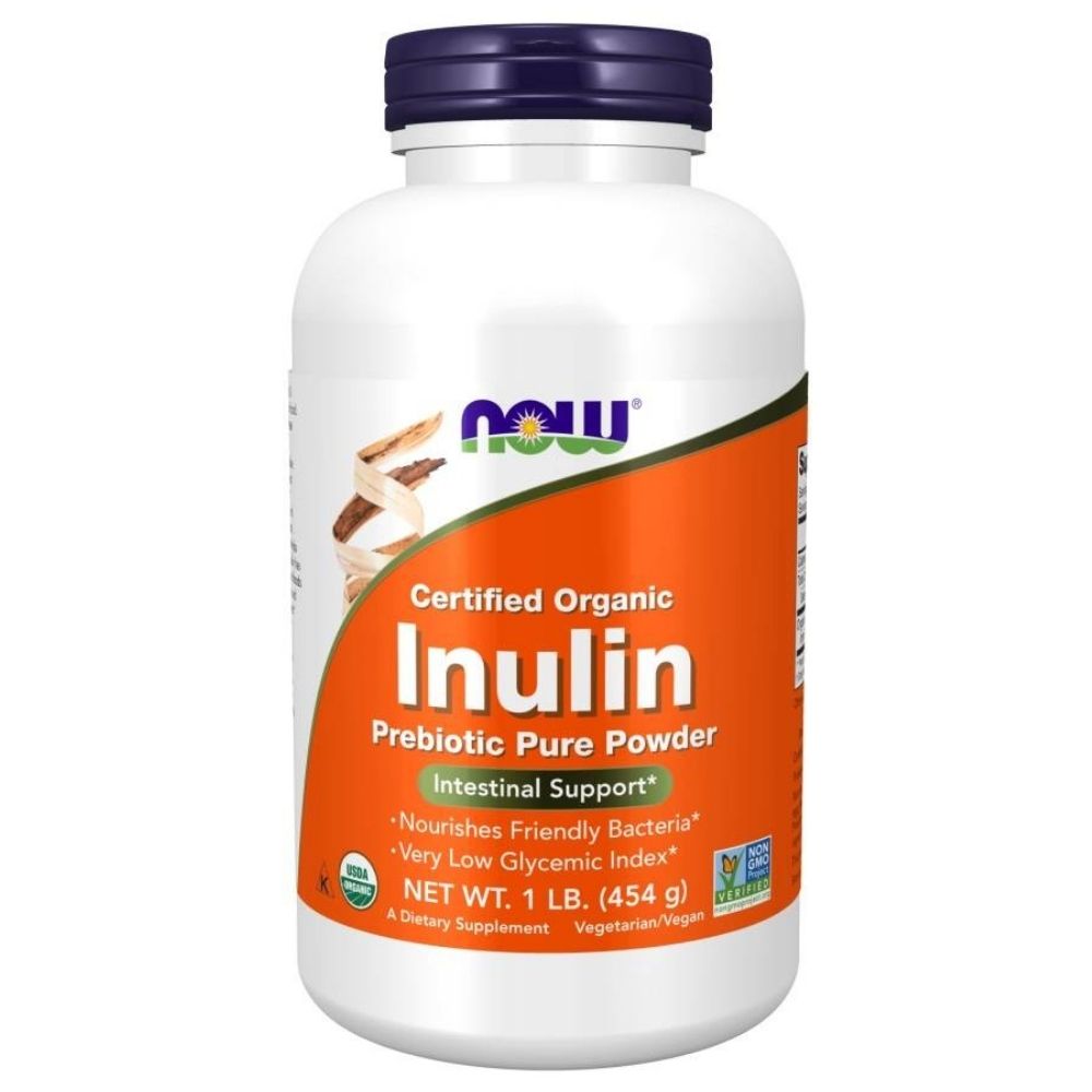 Now Foods inulīna pulveris – 454 g