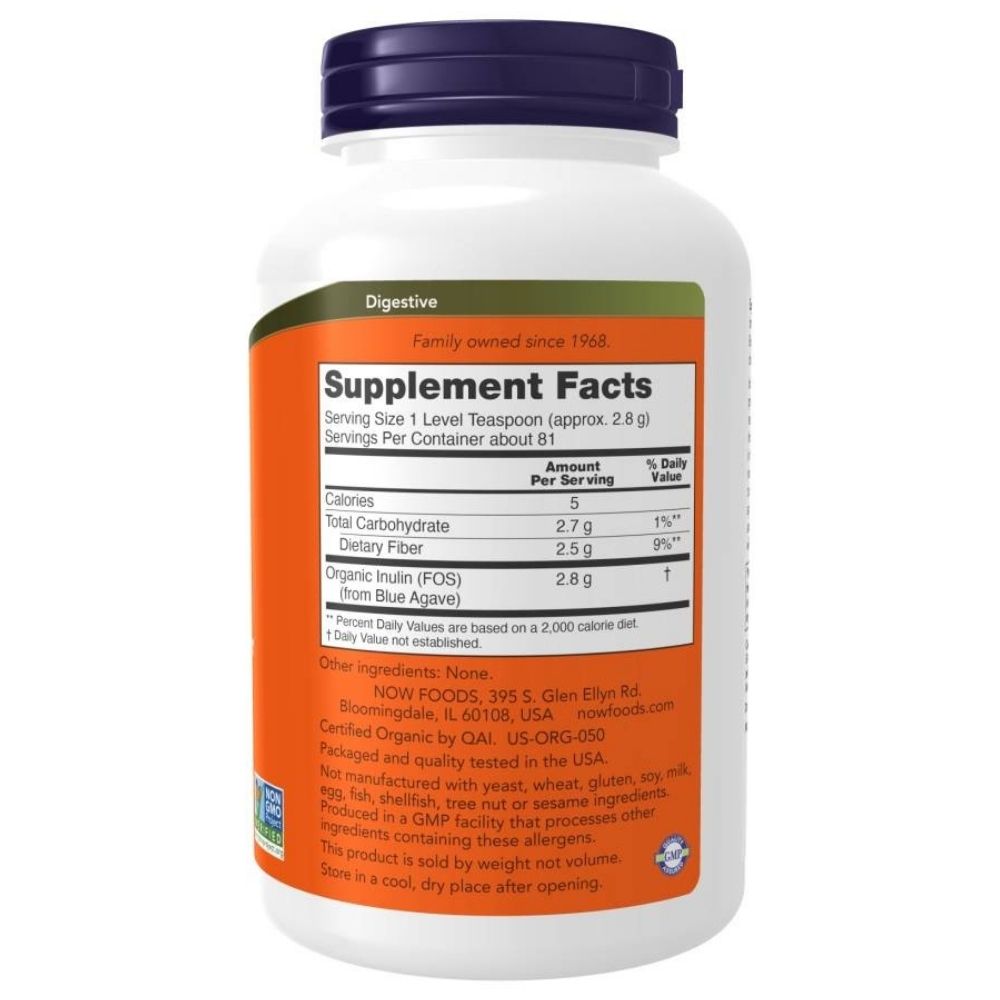 Now Foods inulīna pulveris – 454 g
