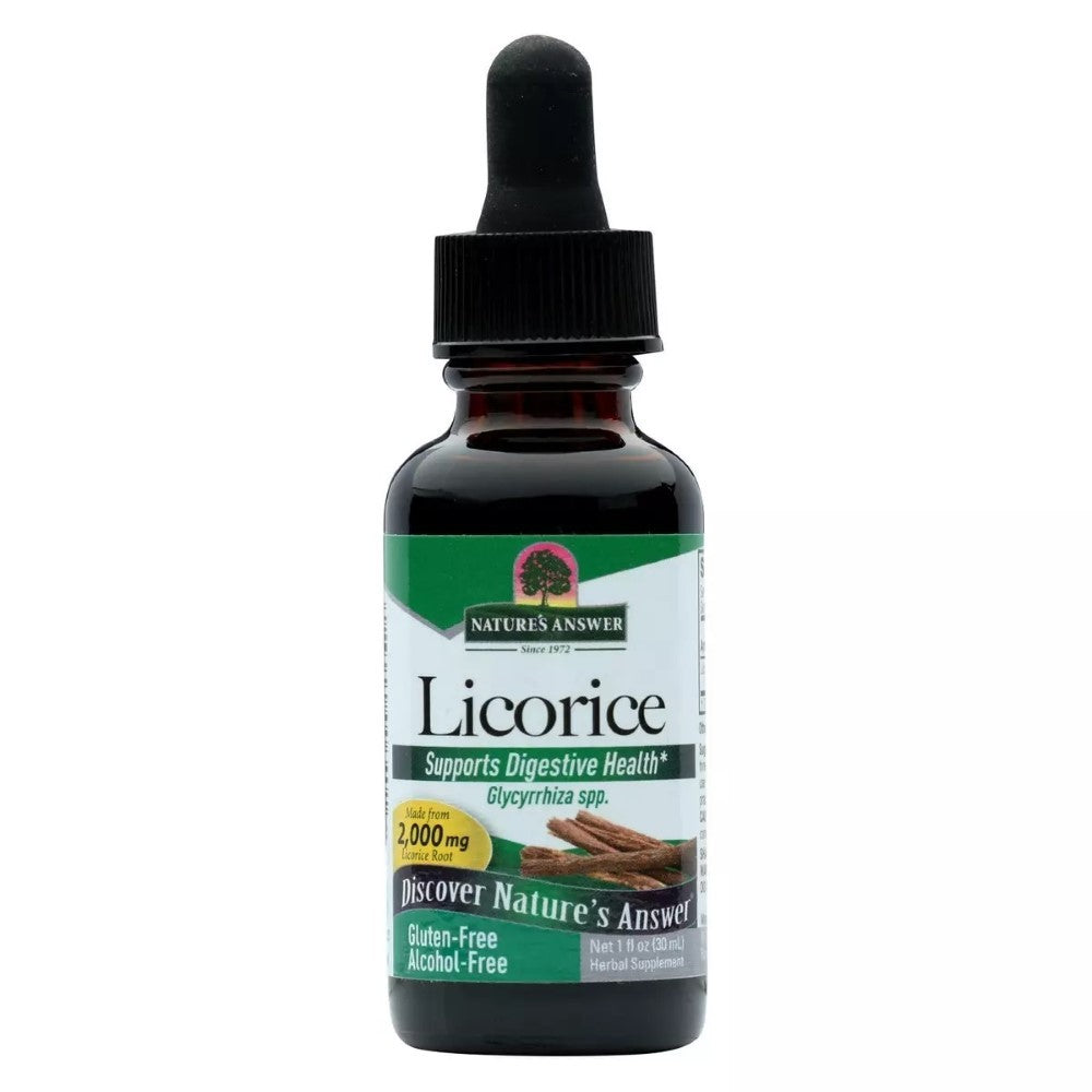 Nature's Answer Nealkoholinė saldymedžio šaknis 2000 mg - 30 ml - Magnis.lt