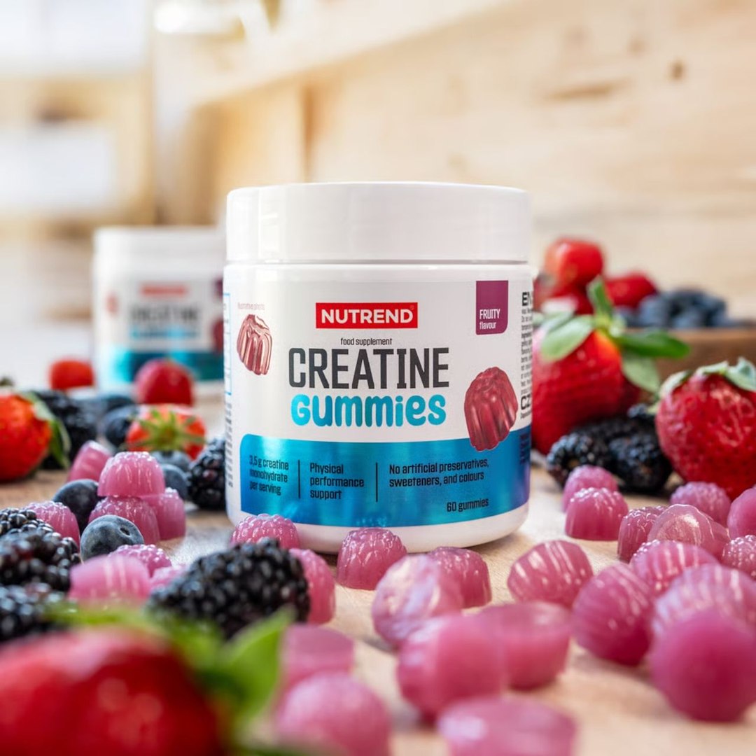 Nutrend Creatine Gummies, meža ogas - 60 gumijas konfektes