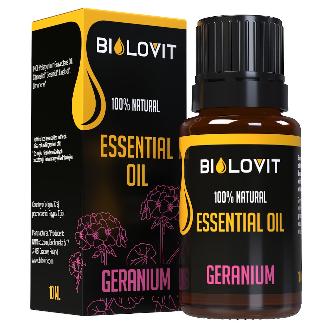 Bilovit Geranijų eterinis aliejus - 10 ml - Magnis.lt