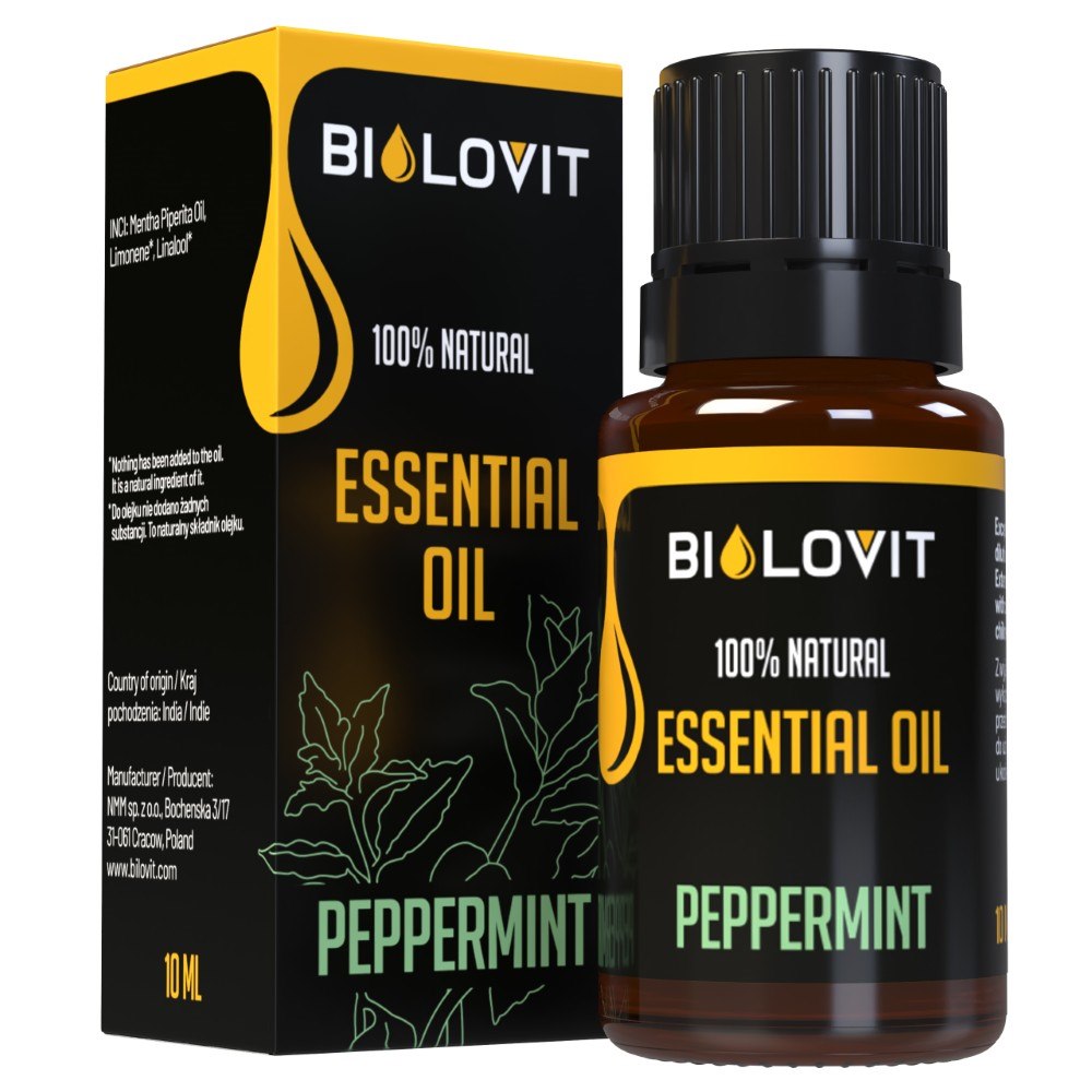 Bilovit pipirmėčių eterinis aliejus - 10 ml - Magnis.lt
